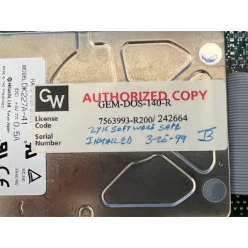 Ziatech ZT-8904 386 SBC Board w/Hitachi DK227A-41 4.0GB Hard disk